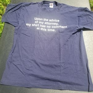 Vintage 90s Mens Comic T-shirt XL (Attorney)